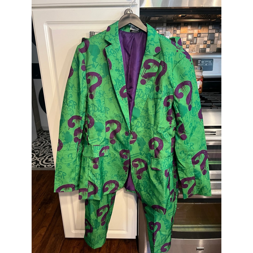 Men’s OFFSTREAM DC Comics Riddler Suit - Picture 3 of 10